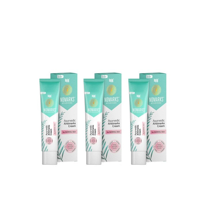 BAJAJ CONSUMER CARE Set of 3 Nomarks Ayurvedic Antimarks Cream - 25 g each
