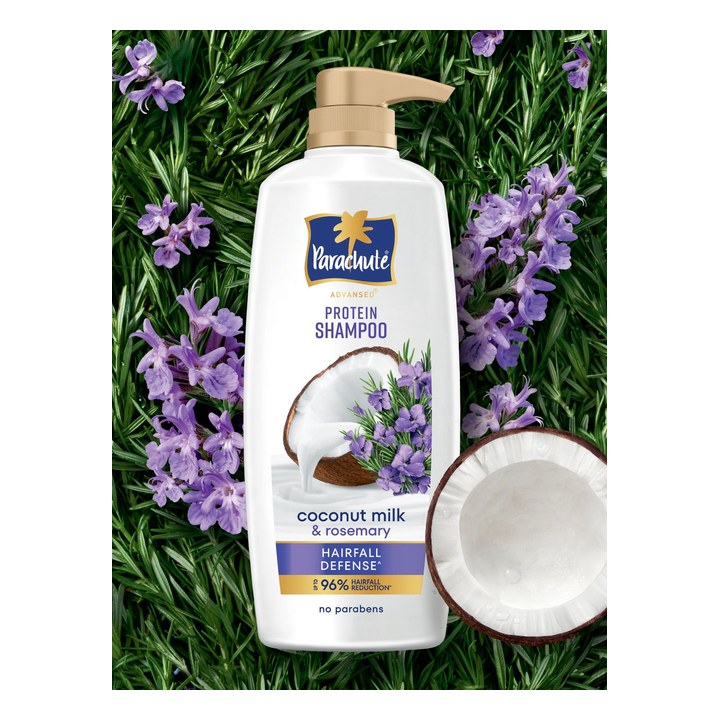 Parachute Advansed Hairfall Defense Protein Shampoo with Coconut Milk & Rosemary - 1 L
