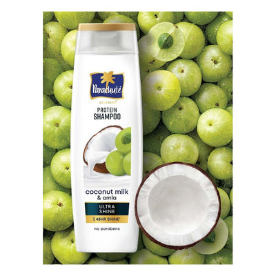 Parachute Advansed Ultra Shine Protein Shampoo with Coconut Milk & Amla - 340 ml