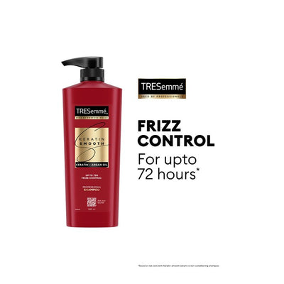 TRESemme Keratin Smooth Shampoo With Keratin & Argan Oil for Straight, Shiny Hair - 580 ml