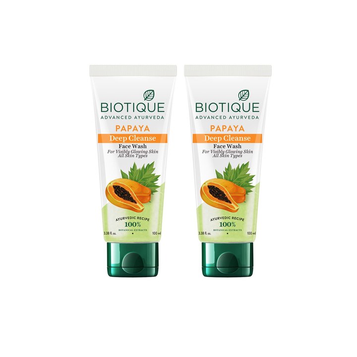 Biotique Pack of 2 Advanced Ayurveda Exfoliating Scrub Wash 100 ml