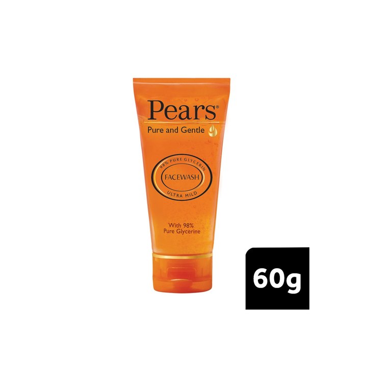 Pears Unisex Ultra-Mild Pure & Gentle Facewash 60 g