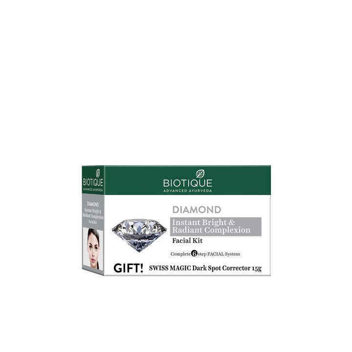 Biotique Diamond Facial Kit with Swiss Magic Dark Spot Corrector 15 g