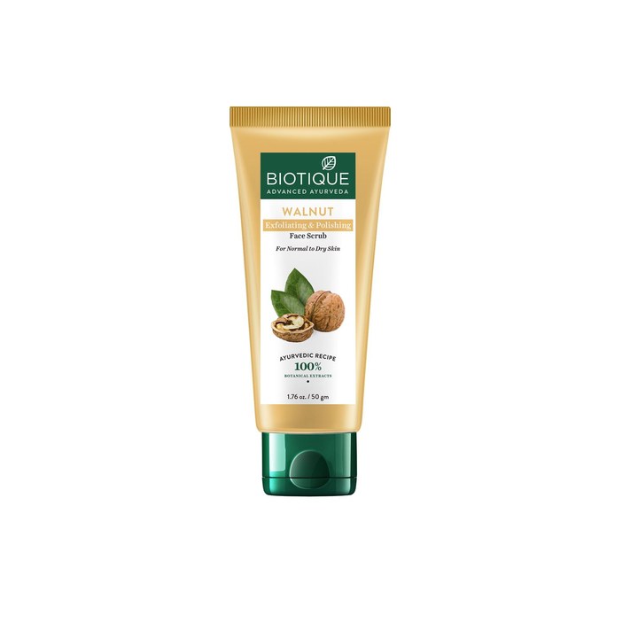 Biotique Unisex Bio Walnut Purifying & Polishing Scrub 50 g