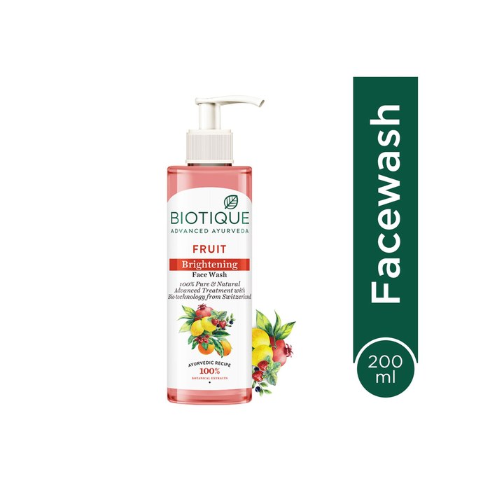 Biotique Pure & Natural Fruit Brightening Face Wash - 200 ml