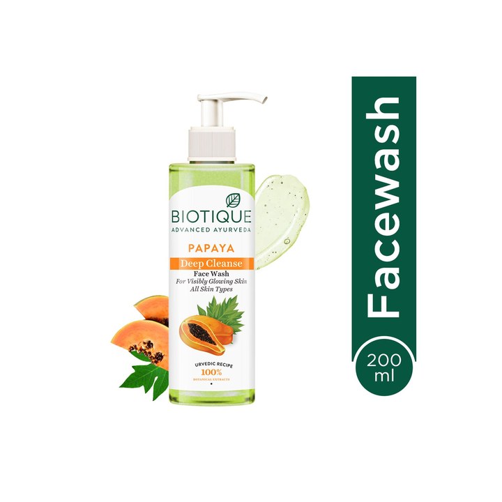 Biotique Papaya Deep Cleanse Visibly Flawless Skin Face Wash 200ml
