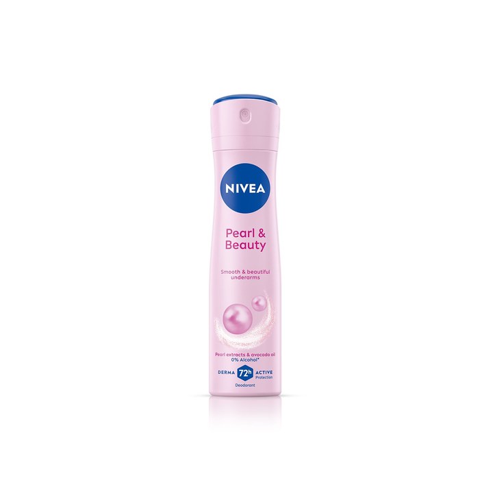 NIVEA Women Pearl & Beauty Antiperspirant Deo 72H Protect Underarm Deodorant Spray 150ml