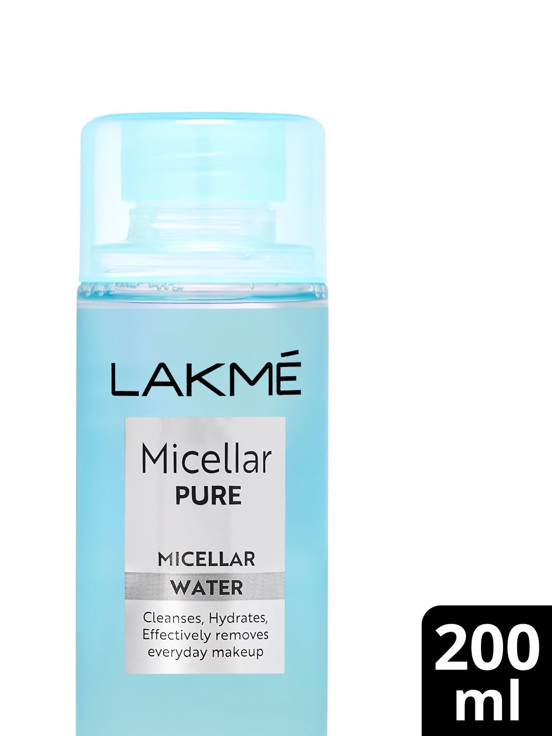 Lakme Pure Micellar Water for Makeup Removal - 200ml