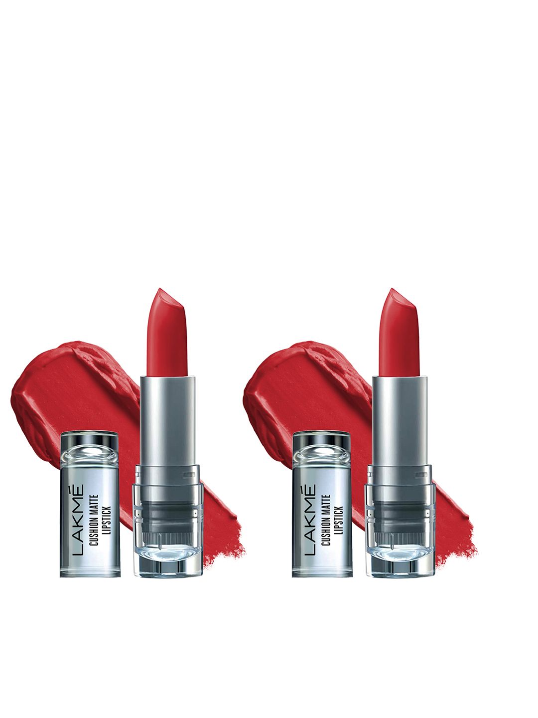 Lakme Set of 2 Forever Matte Long Lasting Lipstick - 4.5g - Brown Buzz