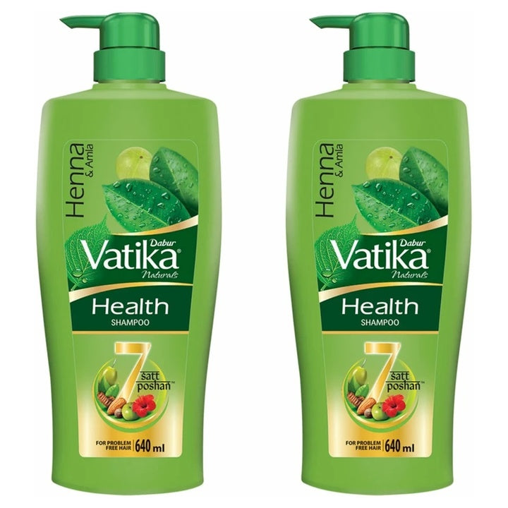DABUR VATIKA Health Shampoo | With 7 natural ingredients | Controls Frizz (1280 ml)