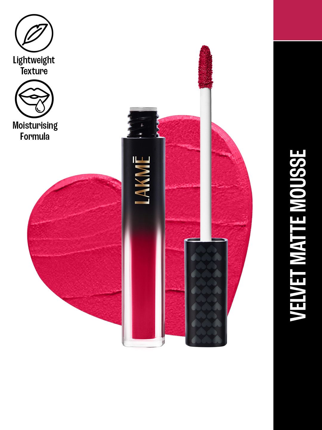 Lakme Xtraordin-airy Velvet Matte Lip Mousse With Cocoa Butter 4.6g - Plum Punch 203