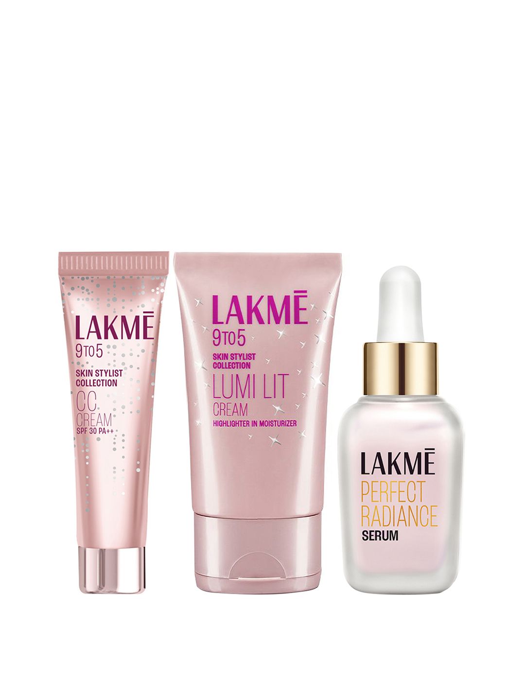 Lakme Set Of CC Cream, Highlighter + Moisturizer & Face Serum