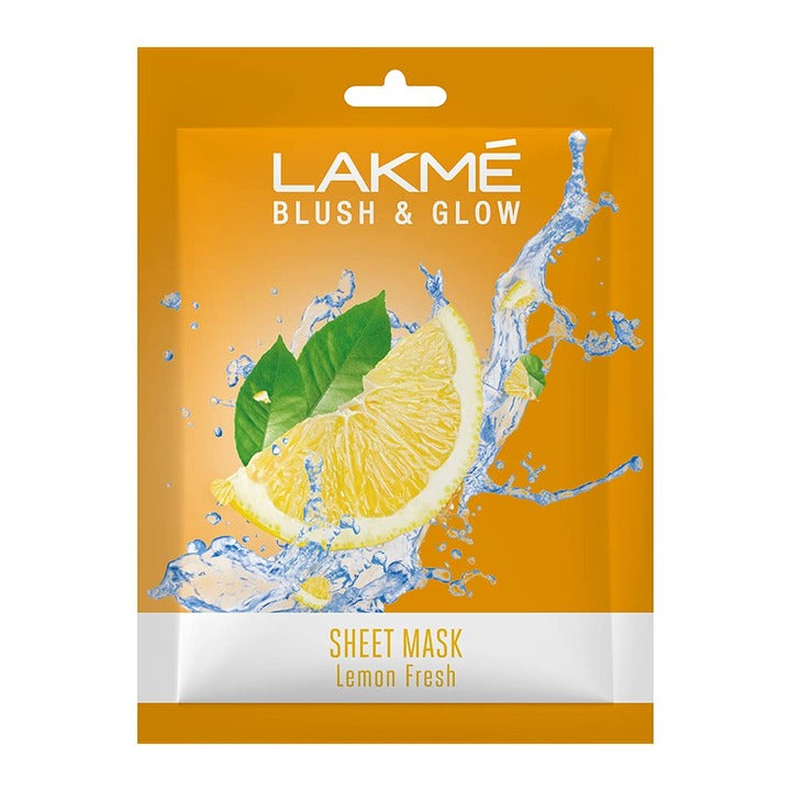 Lakme Blush & Glow Lemon Sheet Mask (25 ml)