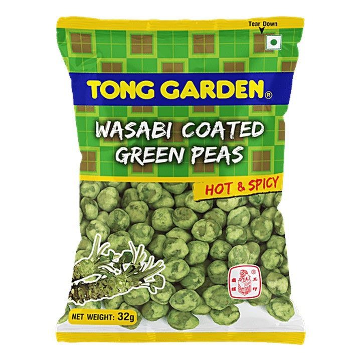 Tong Garden Wasabi Coated Green Peas - Hot & Spicy (32 g)
