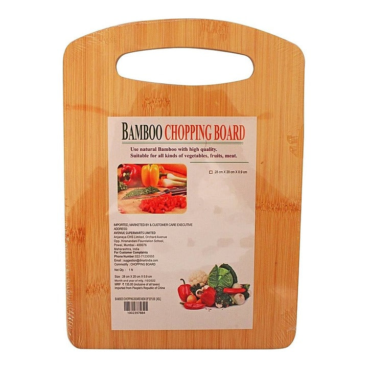 Bamboo Chopping Board (28 x 20 x 0.9 cm) : 1 Unit