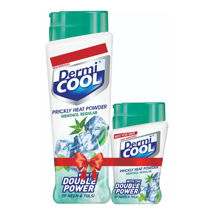Dermi Cool Menthol Regular Prickly Heat Powder : 150 g