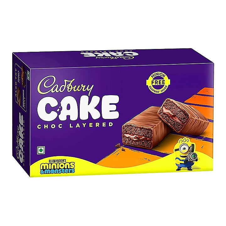 Cadbury Choc Layered Cake Minion Pack : 228 g