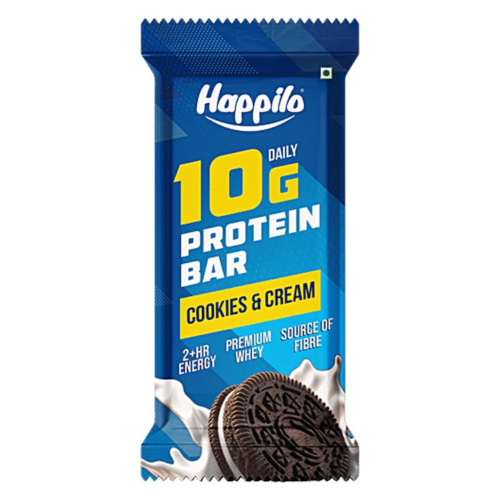 Happilo Daily 10 G Cookies & Cream Protein Bar (50 g)