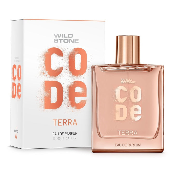 WILD STONE CODE Terra Eau De Parfum For Men, 100Ml|Luxury Perfume With Long Lasting Smell For Classy, Mature And Sleek Personality|Premium Perfume For Men - Terra, Spray