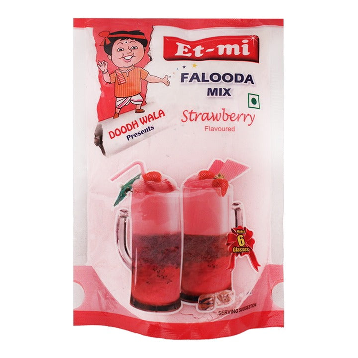 Et-Mi Falooda Mix Strawberry Flavour : 200 g
