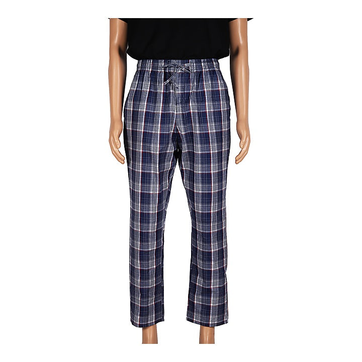 DI COTONE Pyjama checks - Dark Blue (L) : 1 Unit