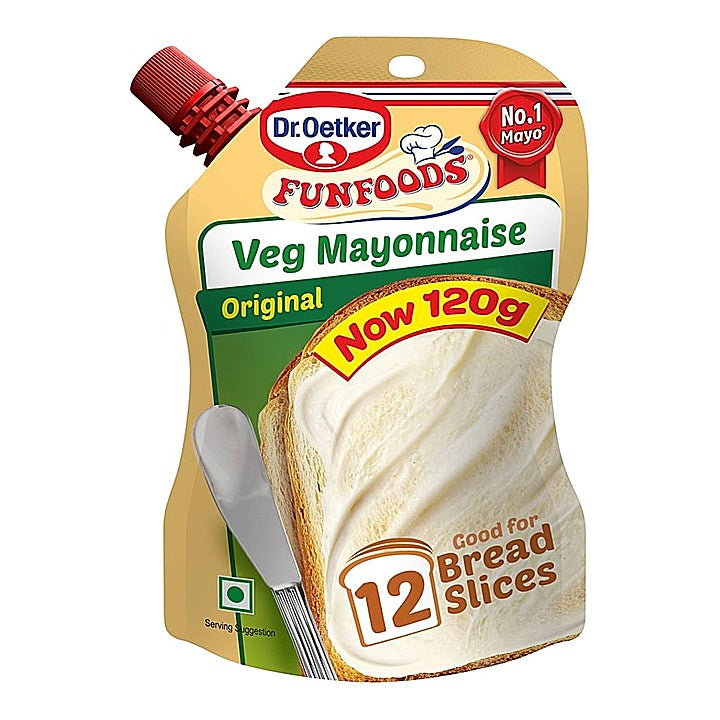 Dr. Oetker FunFoods Veg Mayonnaise Original : 120 g