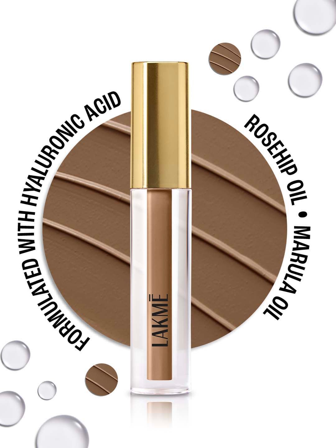 Lakme 9to5 Hya Matte Liquid Concealer With Hyaluronic Acid & Rosehip Oil 2ml - Walnut