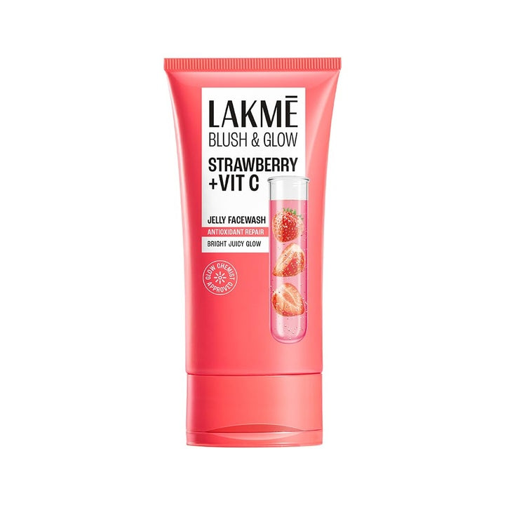 Lakme Blush & Glow Strawberry Freshness Gel Face Wash with Strawberry Extracts|| 150 g