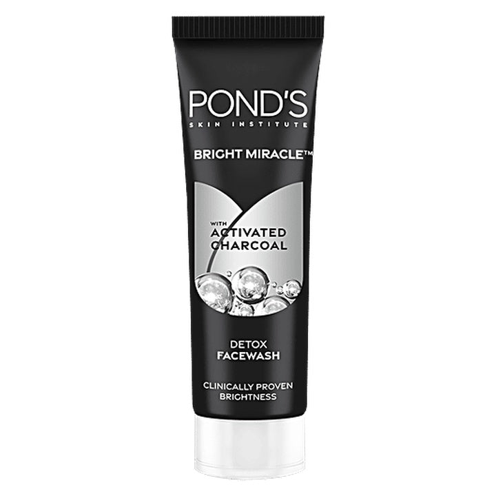 Pond's Bright Miracle Detox Face Wash With Activated Charcoal (50 g)