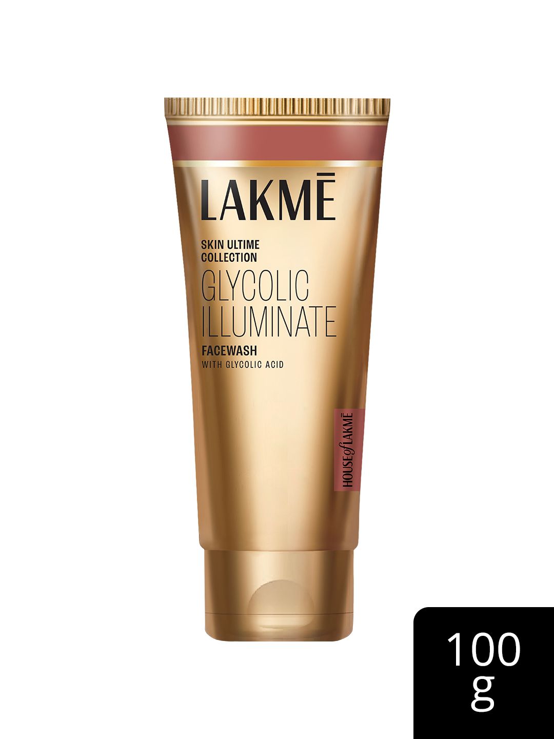 Lakme Glycolic Illuminate Facewash with Glycolic Acid for Gentle Exfoliation - 100g