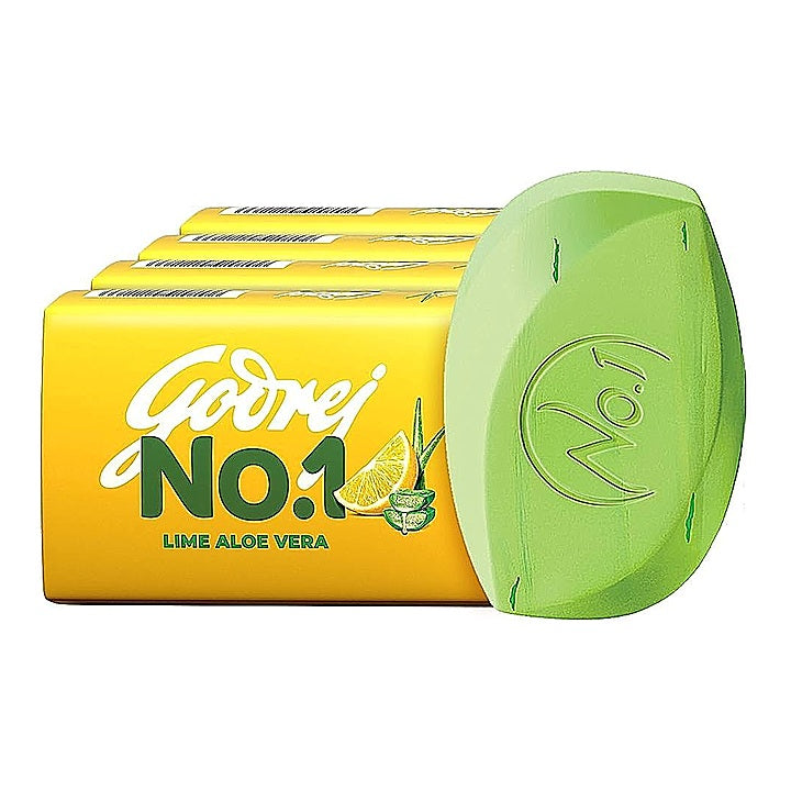 Godrej No.1 Lime & Aloe Vera Soap : 3x150 g