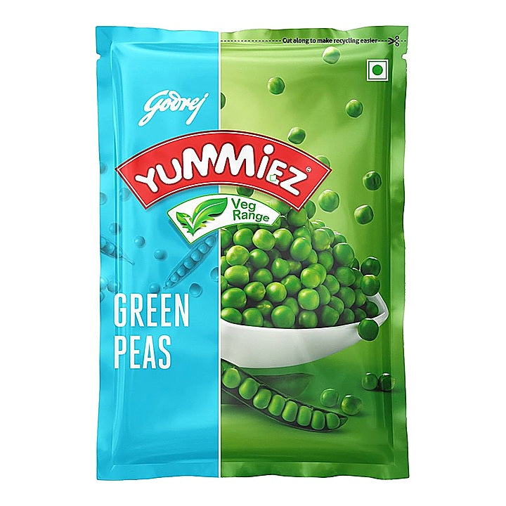 Godrej Yummiez Frozen Green Peas : 500 g