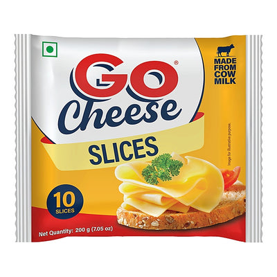 Gowardhan Go Cheese Slices - Plain : 200 g
