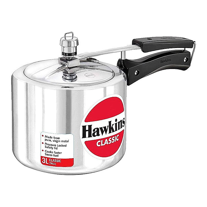 Hawkins Classic Inner Lid Pressure Cooker (CL3T) - 3 L : 1 Unit