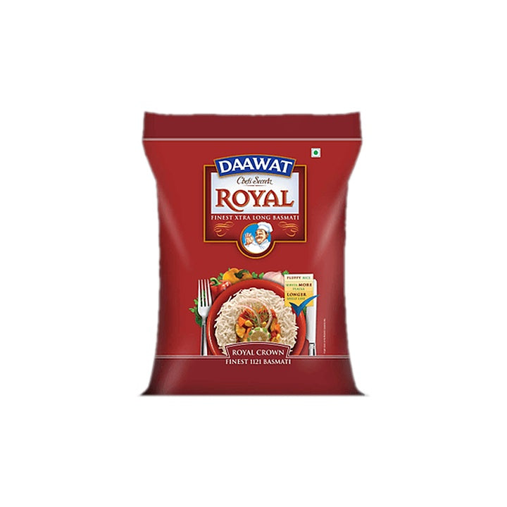 Daawat - Chef's Secretz Royal Crown 1121 Basmati Rice, 30 Kg