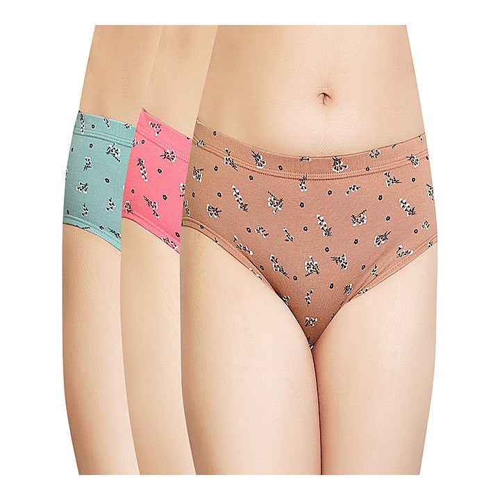 In Shape Ladies Inner Elastic Hipster Panties 8852 (100 cm) - 3 Pieces : 1 Unit