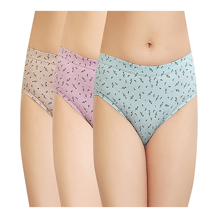 In Shape Ladies Inner Elastic Hipster Panties 449 (110 cm) - 3 Pieces : 1 Unit