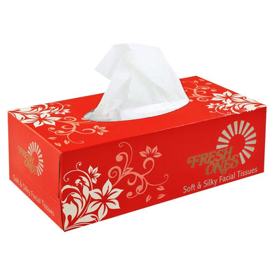 Fresh Ones Soft & Silky 2 Ply Facial Tissue 100 pcs