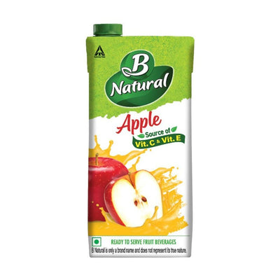 B Natural Apple Juice 1 Litre