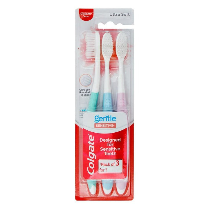 Colgate Ultra Soft Sensitive Gentle Tooth Brush 3 pc