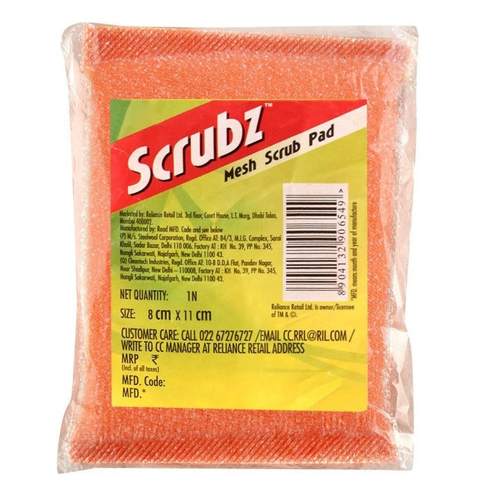 Scrubz Mesh Scrub Pad (8 cm x 11 cm)