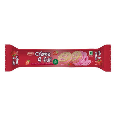Dukes Creme 4 Fun Strawberry Sandwich Biscuits 145 g