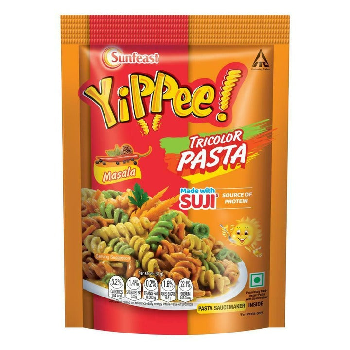Sunfeast Yippee! Tricolor Suji Instant Masala Pasta 70 g