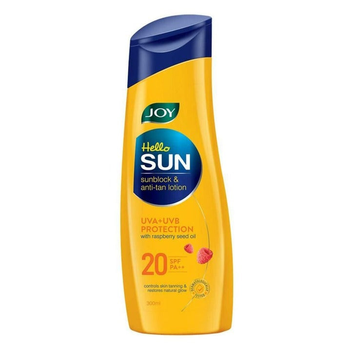 Joy Hello Sun Block & Anti Tan Lotion SPF 20 300 ml
