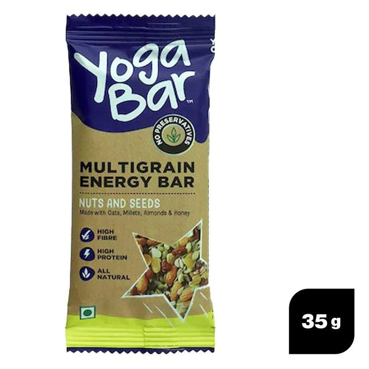 Yogabar Nuts and Seeds Multigrain Energy Bar 35 g