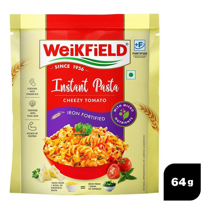 Weikfield Cheezy Tomato Instant Pasta 64 g