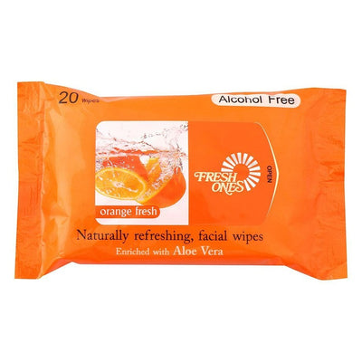 Freshones Orange facial Wipes 20 pcs