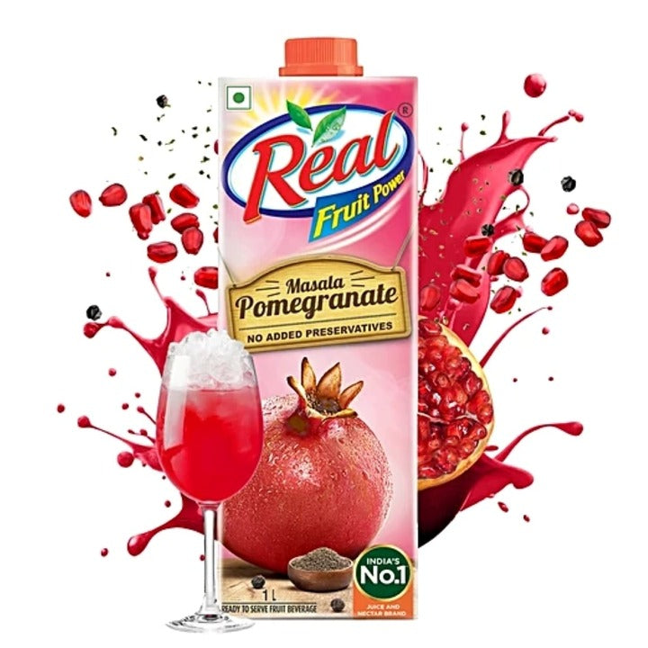Real Fruit Power Masala Pomegranate Juice 1 L
