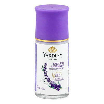 Yardley London English Lavender Deodorant Roll-On for Women 50 ml