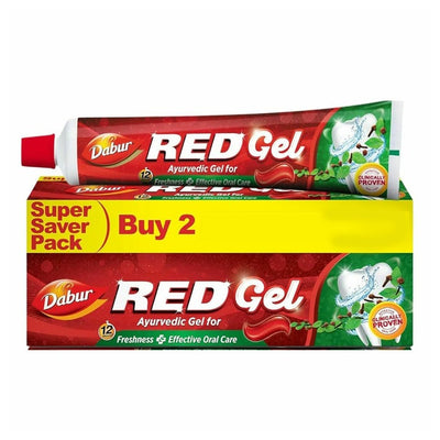 Dabur Red Gel Toothpaste 150 g (Pack of 2)